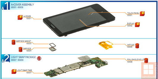 Nokia X smartphone disassembly