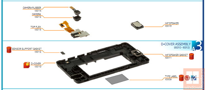 Nokia X smartphone disassembly