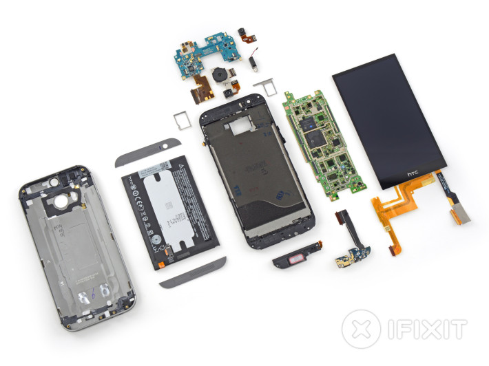 HTC One M8 Teardown, δύσκολο να επισκευαστεί