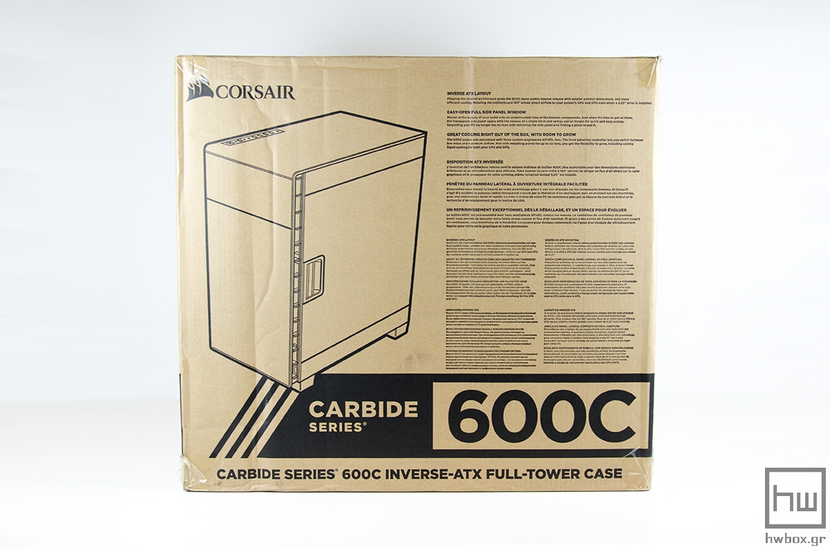 Corsair Carbide 600C Review: Upside down