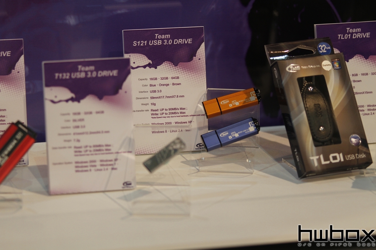 HWBOX @ Computex 2013: Λύσεις αποθήκευσης από την TeamGroup