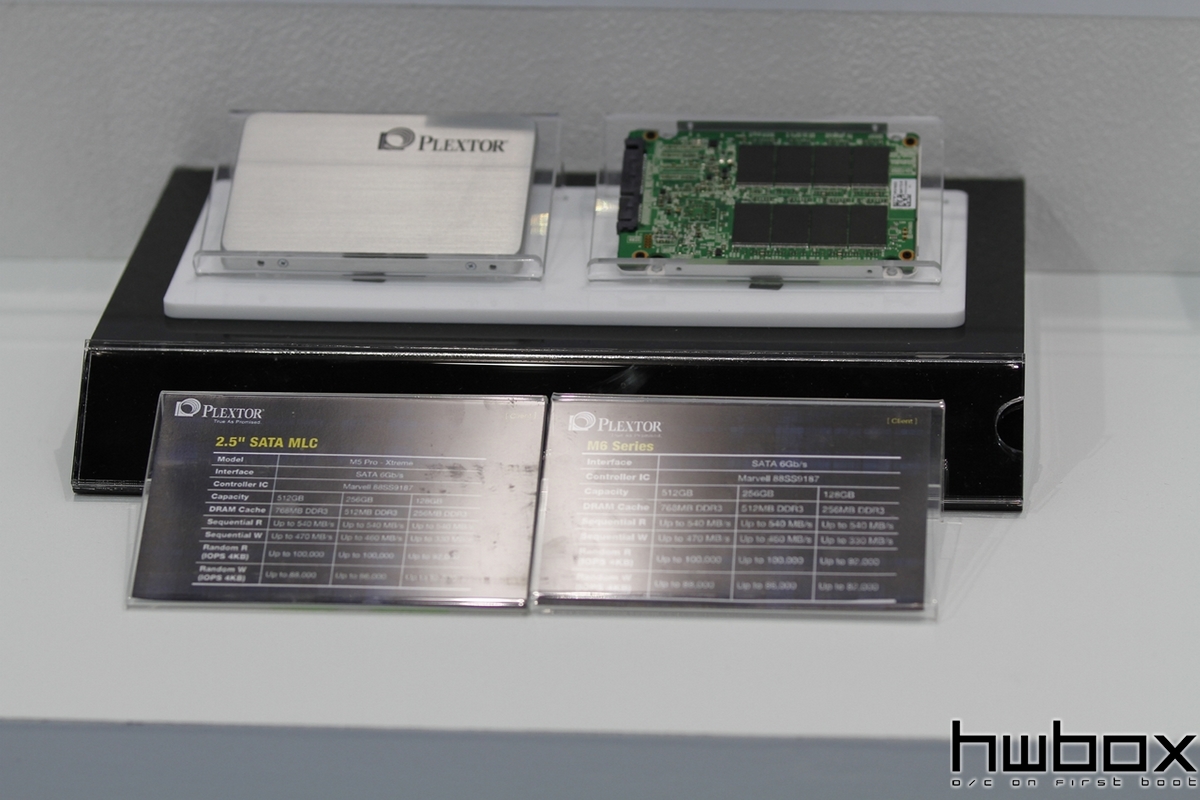 HWBOX @ Computex 2013: Νέα οικογένεια SSD από την Plextor