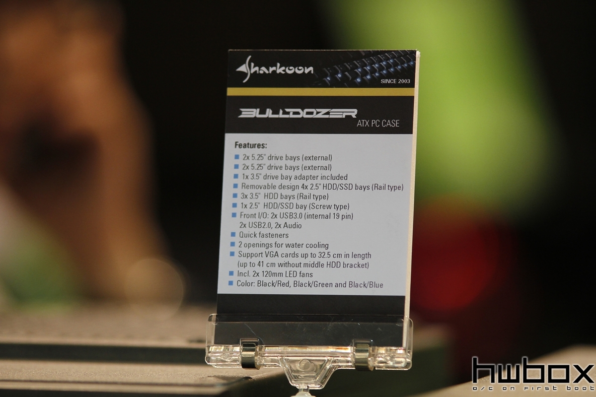 HWBOX @ Computex 2013: Sharkoon's Peripheral Corner