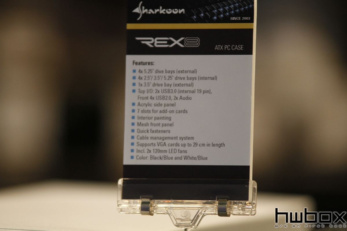 HWBOX @ Computex 2013: Sharkoon's Peripheral Corner