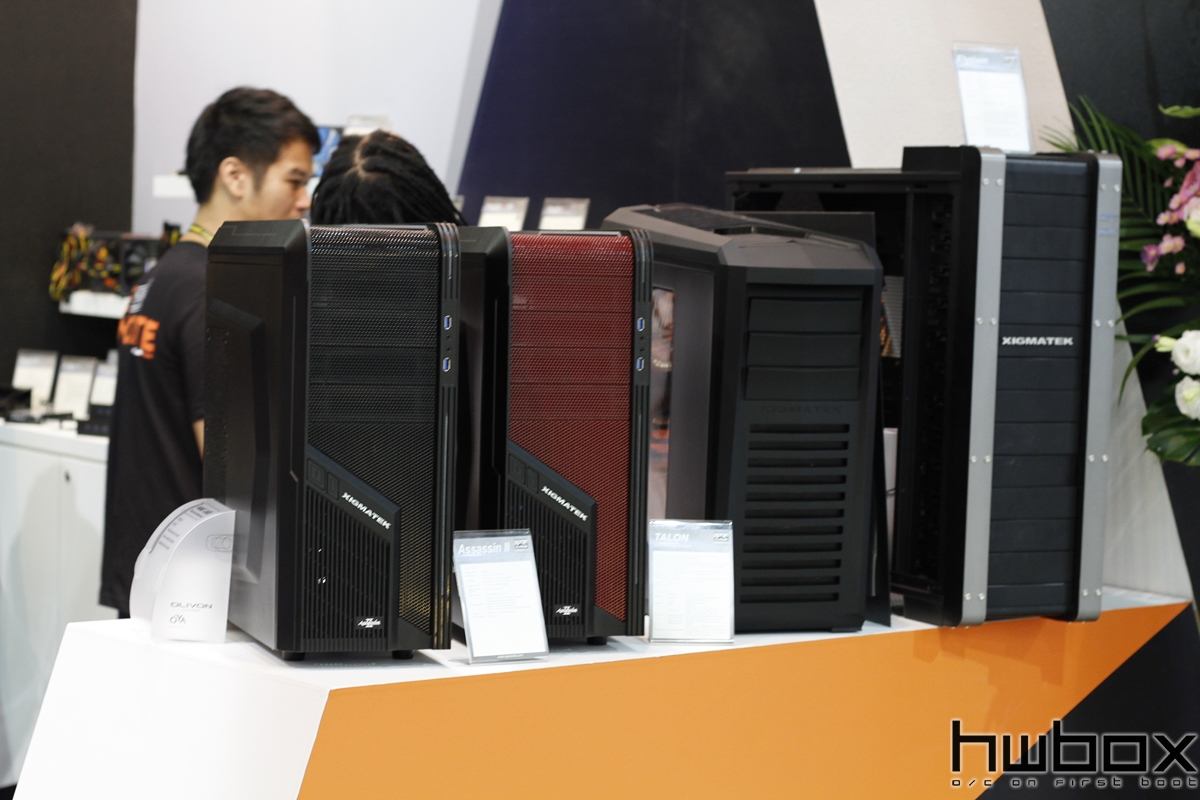 HWBOX @ Computex 2013: Xigmatek Case parade