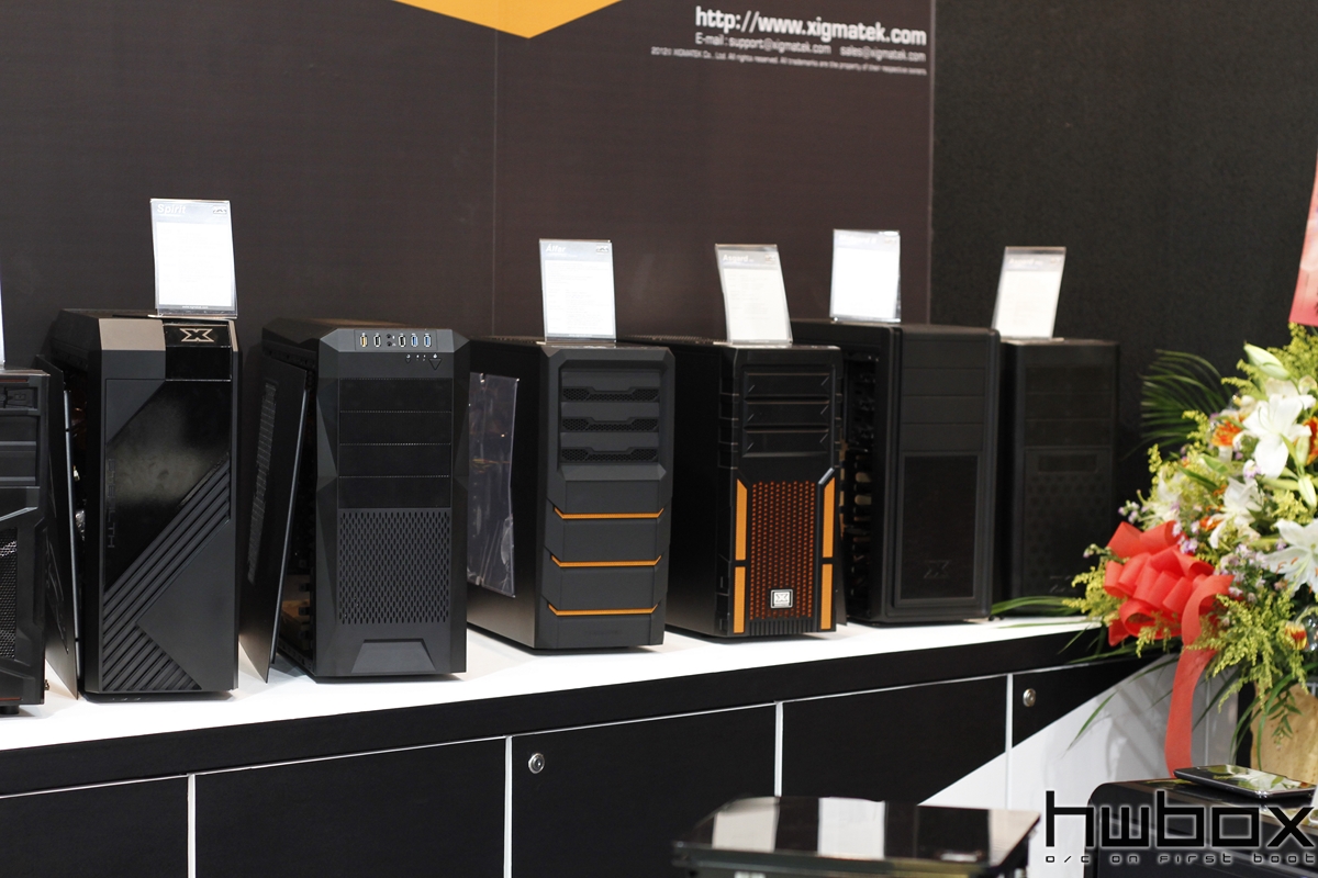 HWBOX @ Computex 2013: Xigmatek Case parade