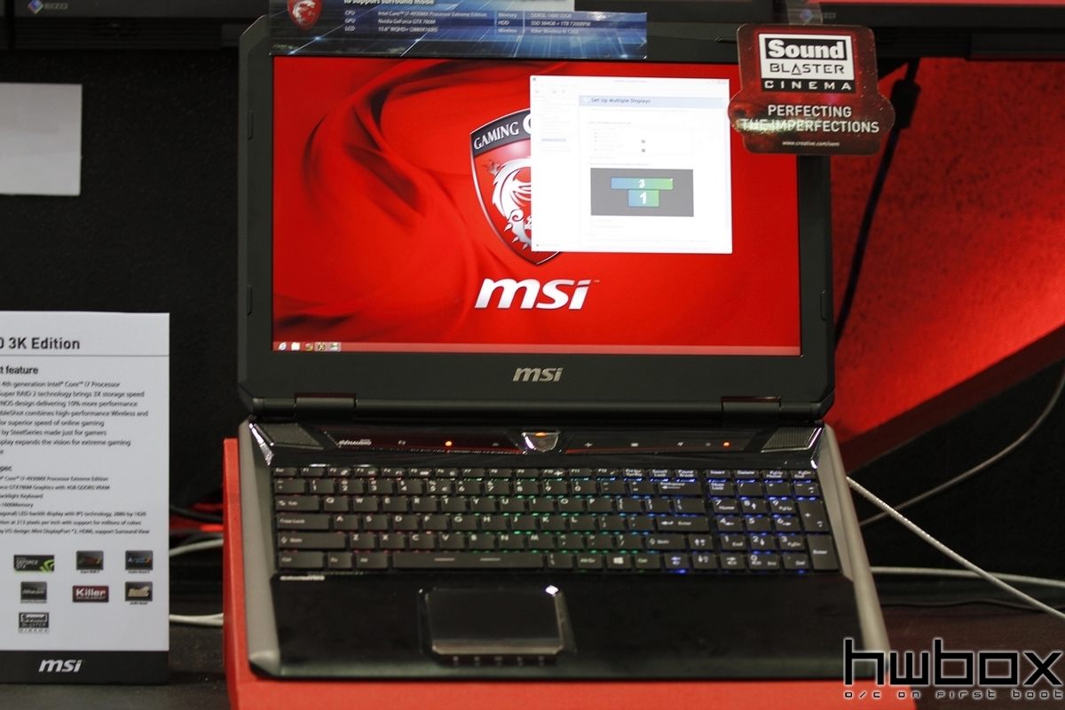 HWBOX @ Computex 2013:  MSi Gaming laptops και πολύ Hardware