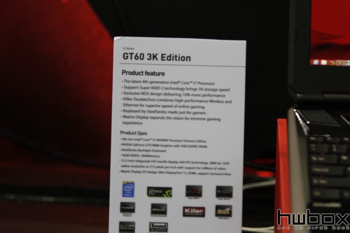 HWBOX @ Computex 2013:  MSi Gaming laptops και πολύ Hardware