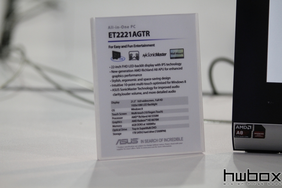 HWBOX @ Computex 2013: Η Asus μας ξεναγεί στο Booth της