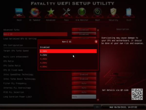 Bios Bug στην ASRock Fatality H87 Performance, επιτρέπει Multiplier Overclocking!