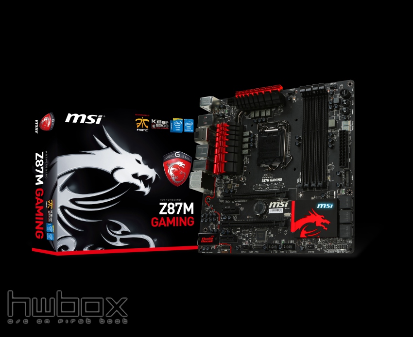 MSI Z87M Gaming Micro-ATX motherboards