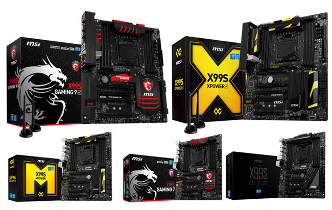 5 νέες X99 μητρικές της MSI στην αγορά