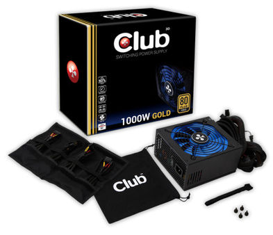 Club3D Semi-Modular 80Plus Gold PSUs