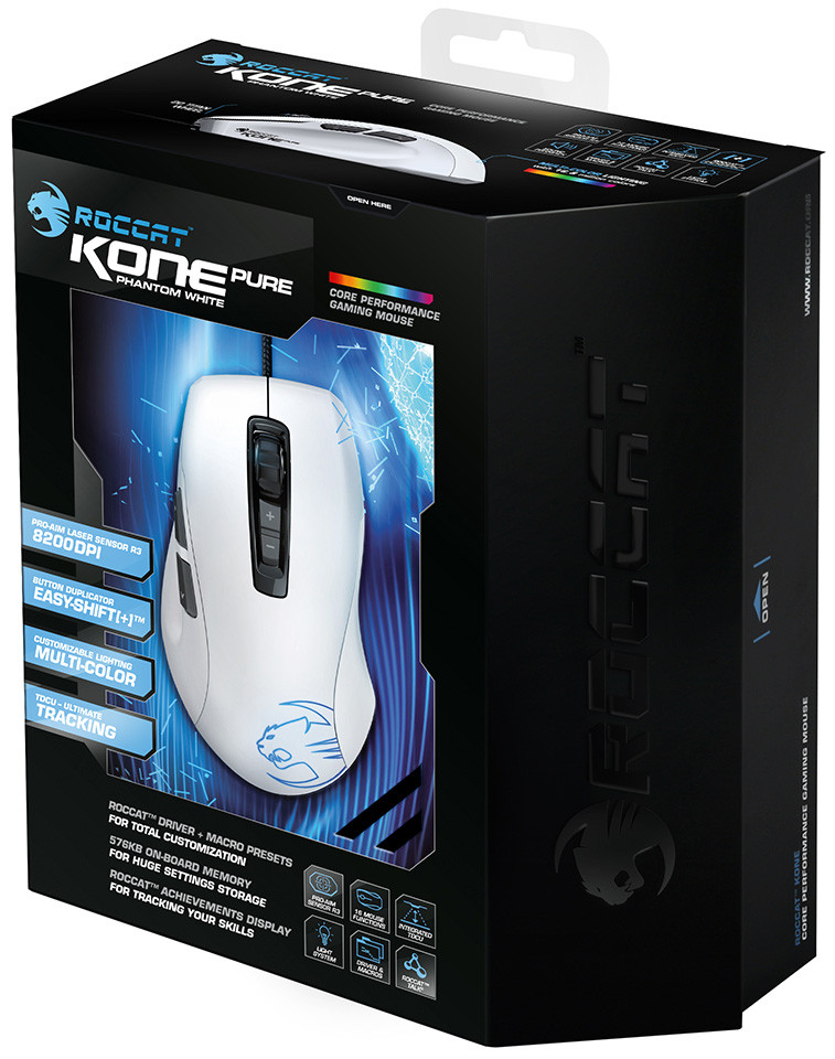 ROCCAT Kone Pure Color Phantom White Edition