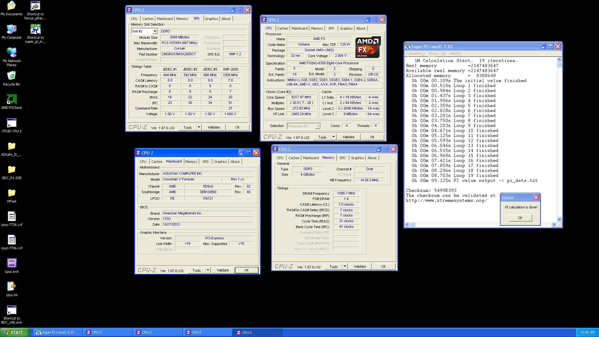 Ο ταχύτερος FX-8350 στο SuperPi 1M!