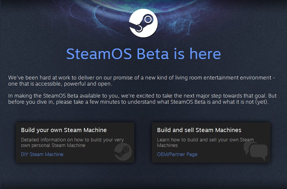 Η Beta έκδοση του Steam είναι εδώ