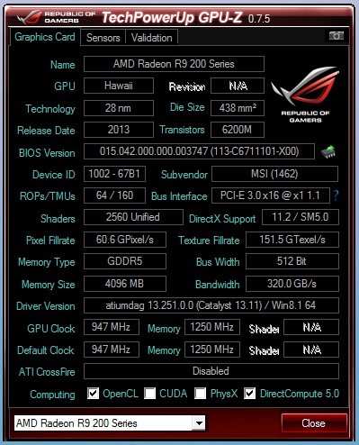 TechPowerUp GPU-Z 0.7.5