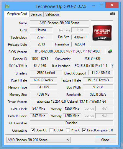 TechPowerUp GPU-Z 0.7.5