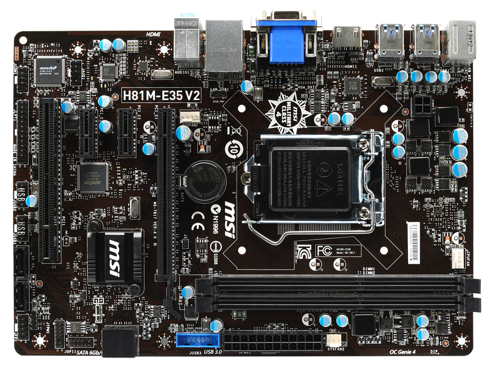 MSI H81M-E35 V2 motherboard