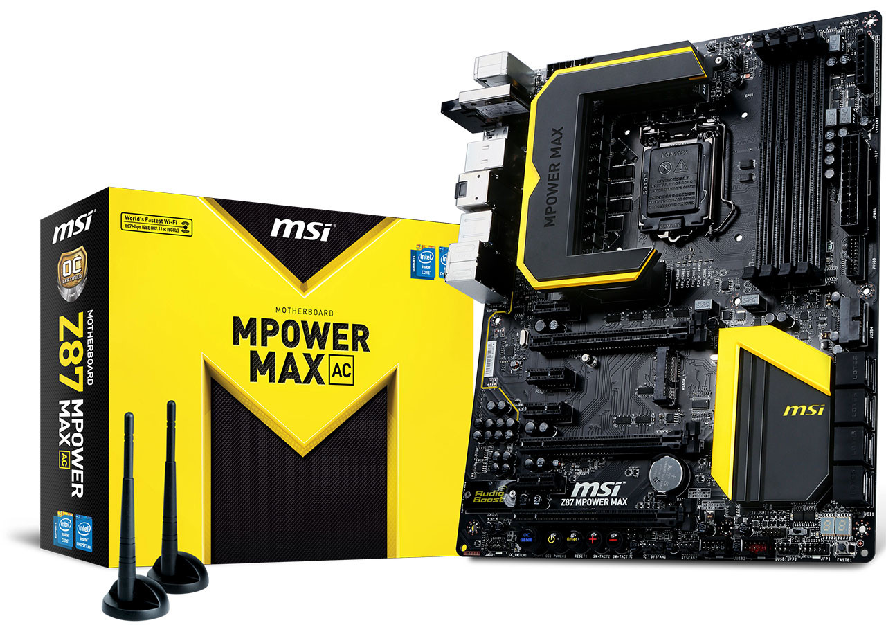 MSI Z87 MPower MAX AC με WiFi