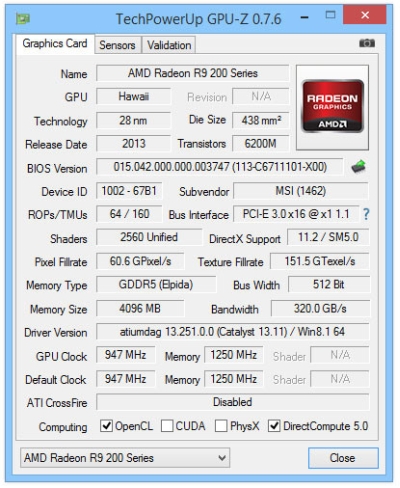 To TechPowerUp GPU-Z 0.7.6 είναι Διαθέσιμο!