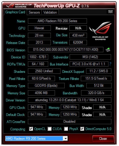 To TechPowerUp GPU-Z 0.7.6 είναι Διαθέσιμο!