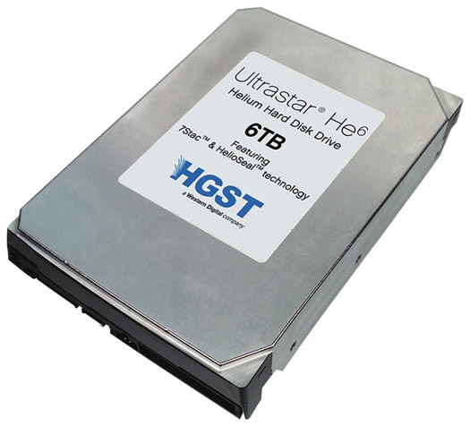 Εμφανίστηκαν οι HGST He6 σκληροί δίσκοι των 6TB