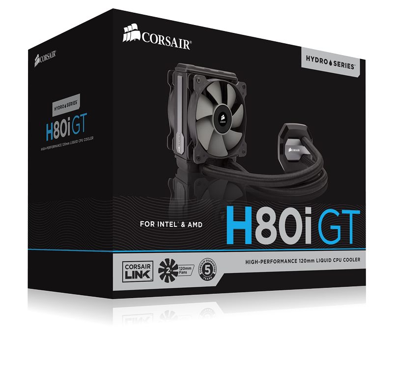 Corsair: Ανακοινώνει και τις H80i GT & H100i GTX