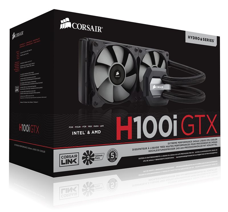 Corsair: Ανακοινώνει και τις H80i GT & H100i GTX