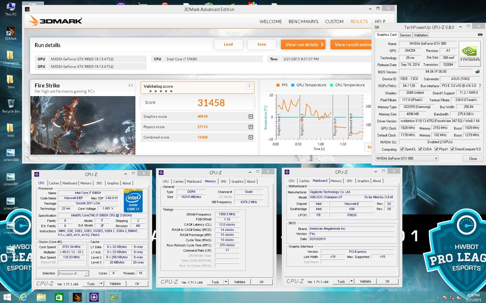 Firekiller Firestrike GTS με δύο GTX 980