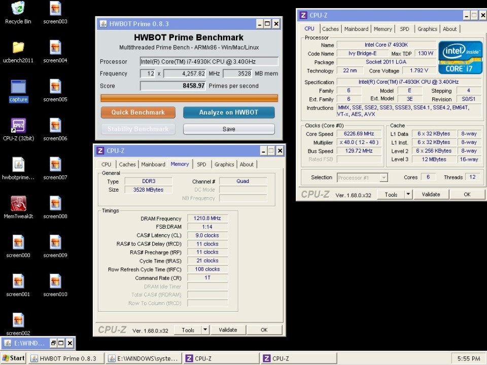 Amateur's HwBot Prime με Core i7 4930K