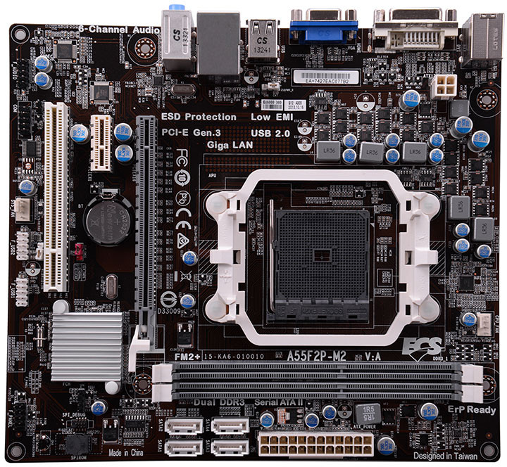 ECS A55F2P-M2 Motherboard