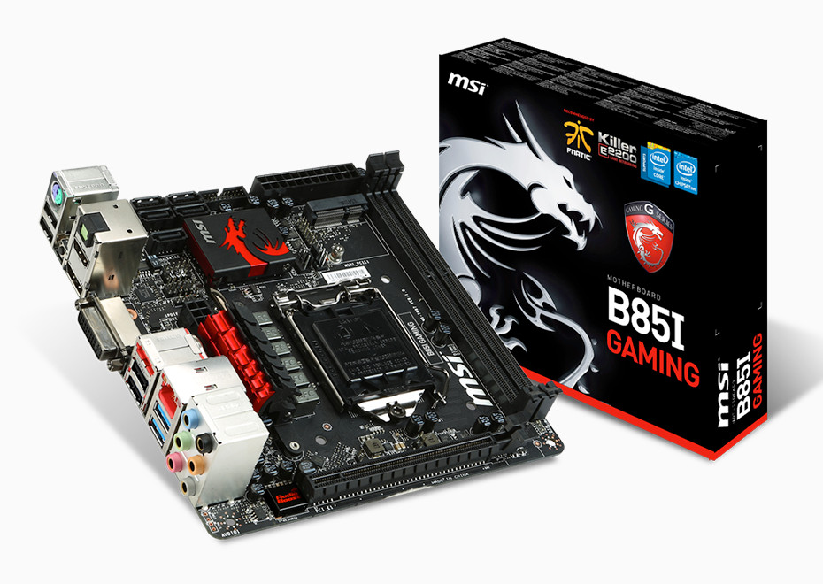 MSI B85I & B85M GAMING motherboards