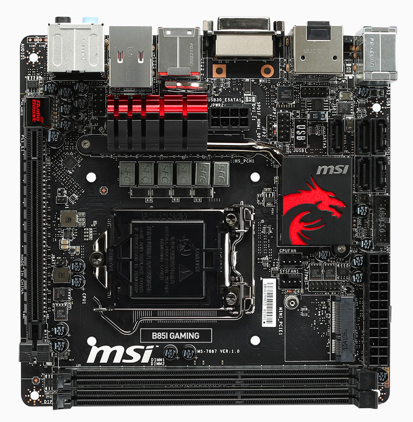 MSI B85I & B85M GAMING motherboards