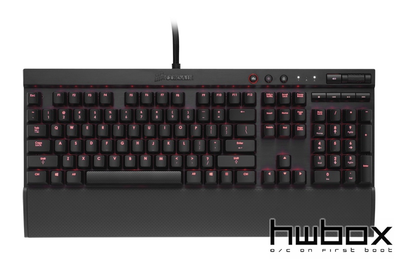 Corsair Black Aluminum Vengeance K70 Gaming Mech KB