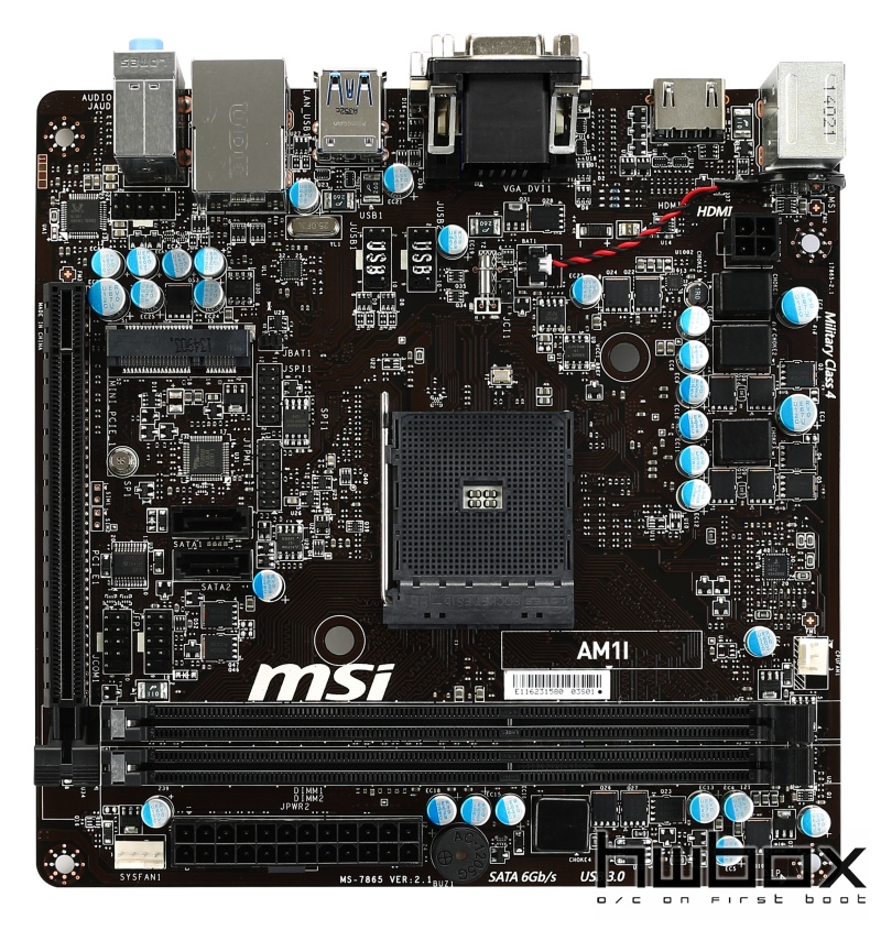 Διαθέσιμη η MSI AM1I μητρική