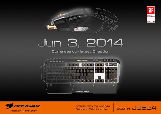 Cougar, εξοπλισμός eSports στην Computex 2014