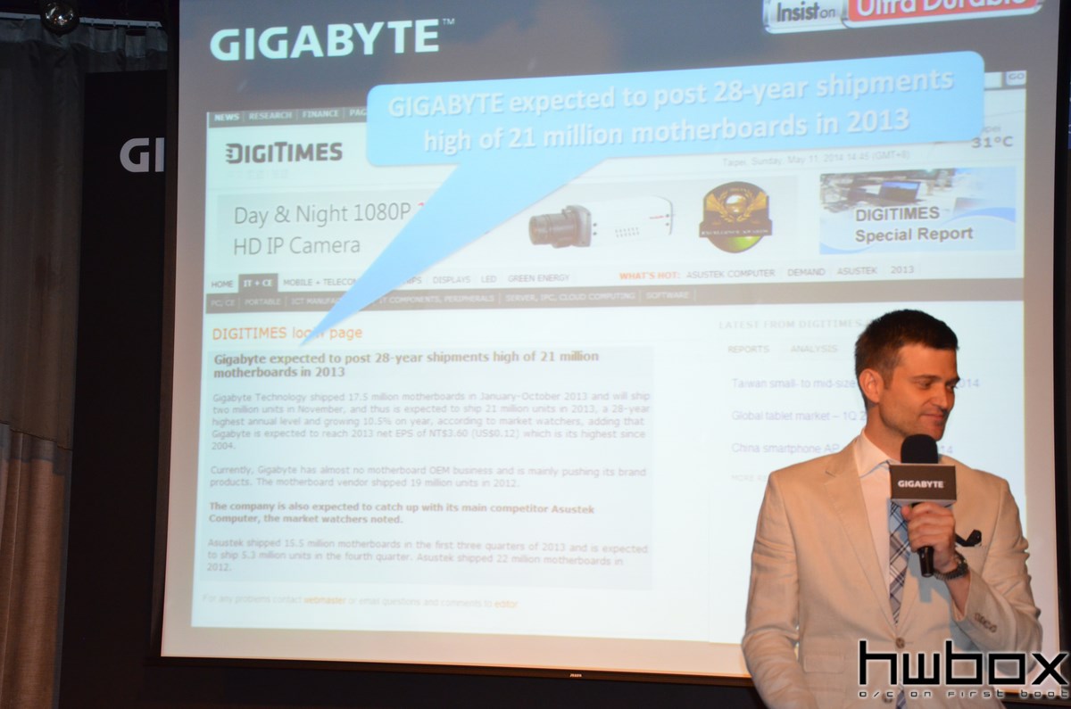 Gigabyte Booth @ Computex 2014 by HwBox