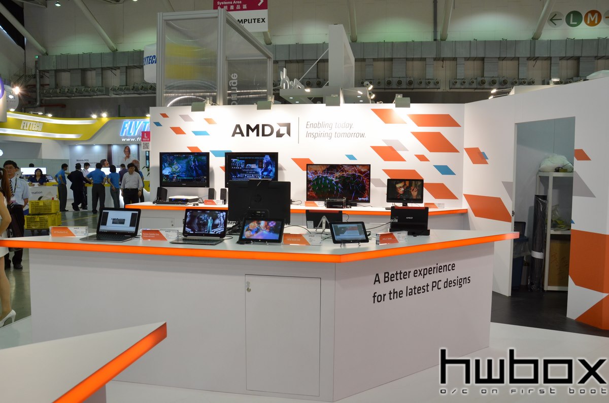 HWBOX @ Computex 2014: AMD Booth