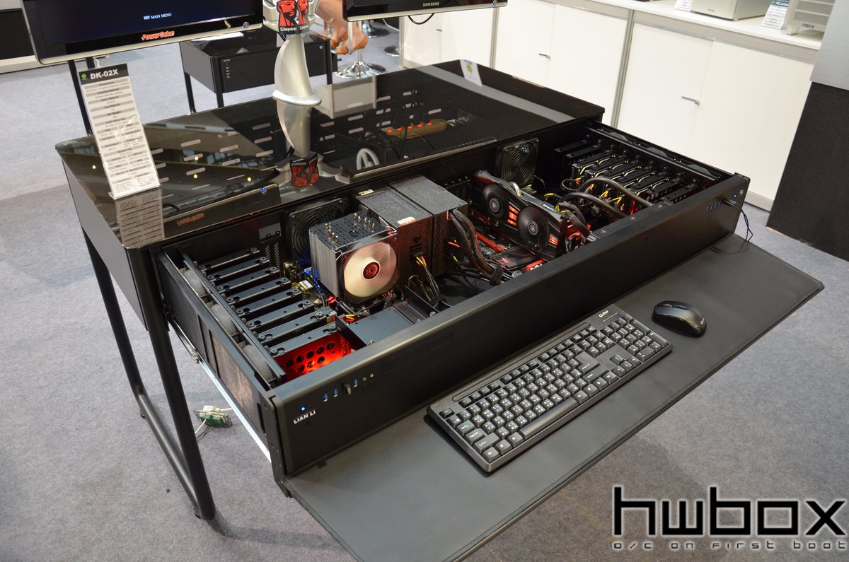 HWBOX @ Computex 2014: Lian Li Booth