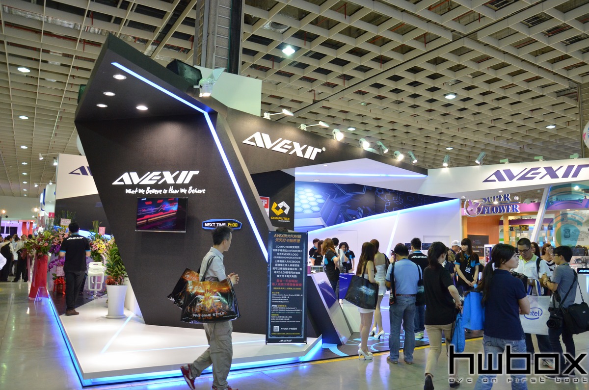 HWBOX @ Computex 2014: Avexir booth