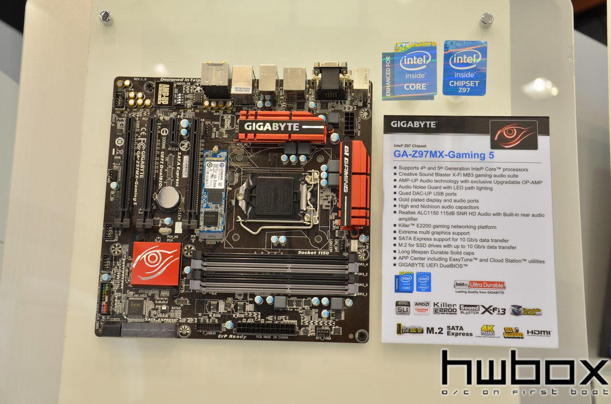 HWBOX @ Computex 2014: Gigabyte Booth