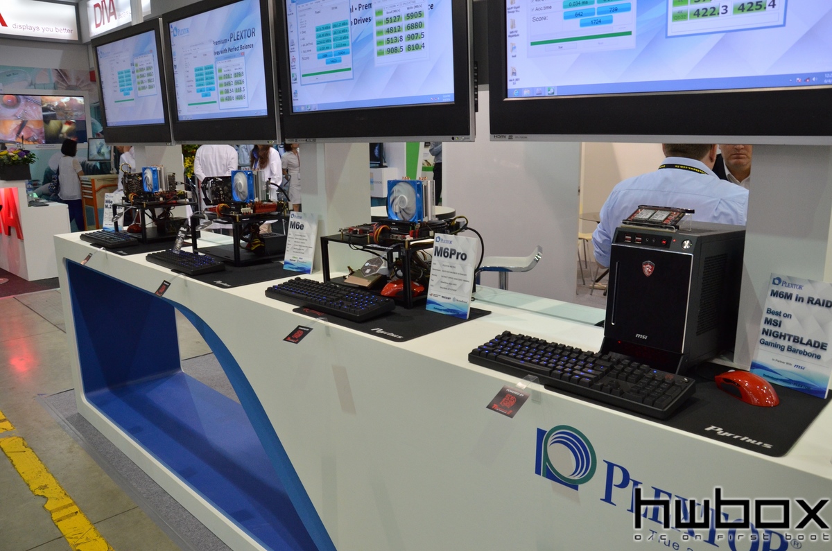 HWBOX @ Computex 2014: Plextor Booth