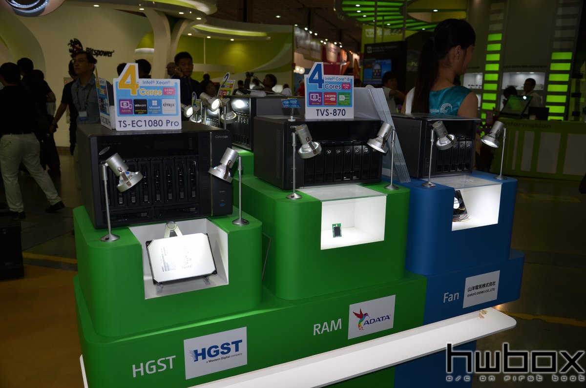 HWBOX @ Computex 2014: QNAP Booth