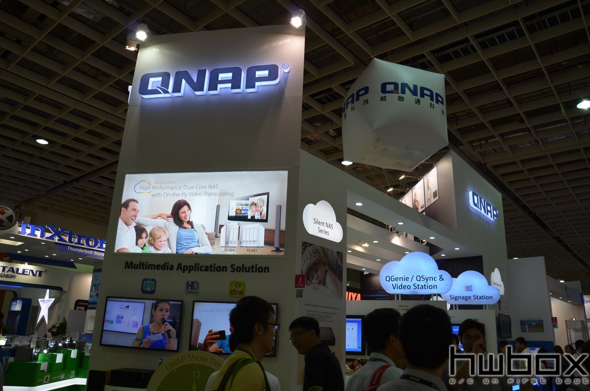 HWBOX @ Computex 2014: QNAP Booth