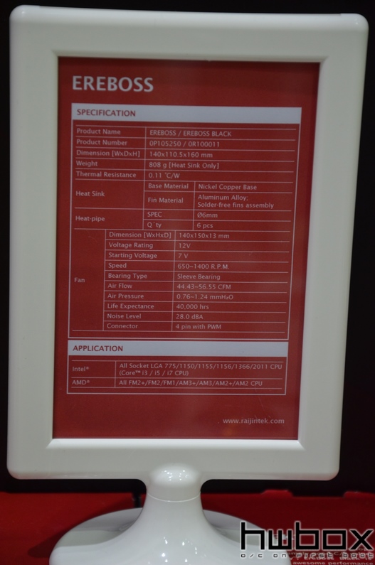 HWBOX @ Computex 2014: Raijintek Booth