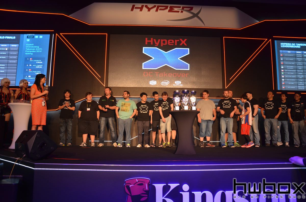 HWBOX @ Computex 2014: HyperX OC Takeover (HOT) Event