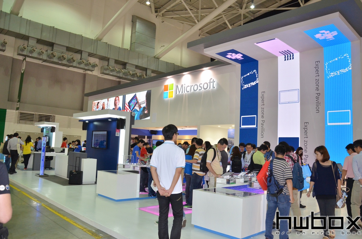 HWBOX @ Computex 2014: Microsoft Booth