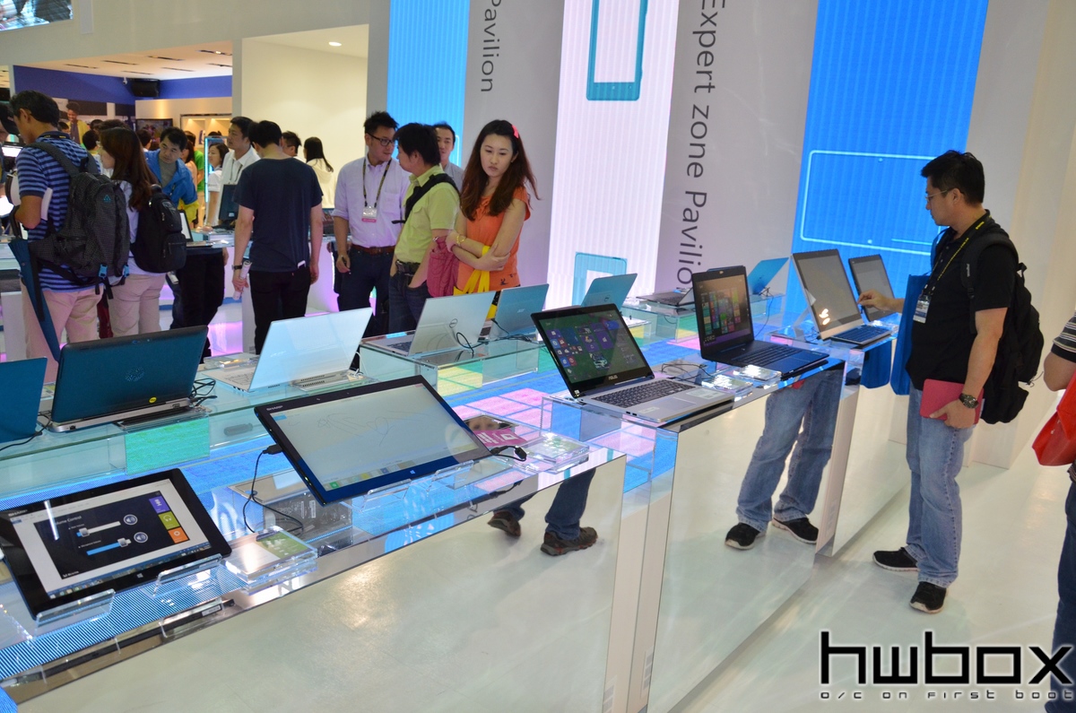 HWBOX @ Computex 2014: Microsoft Booth