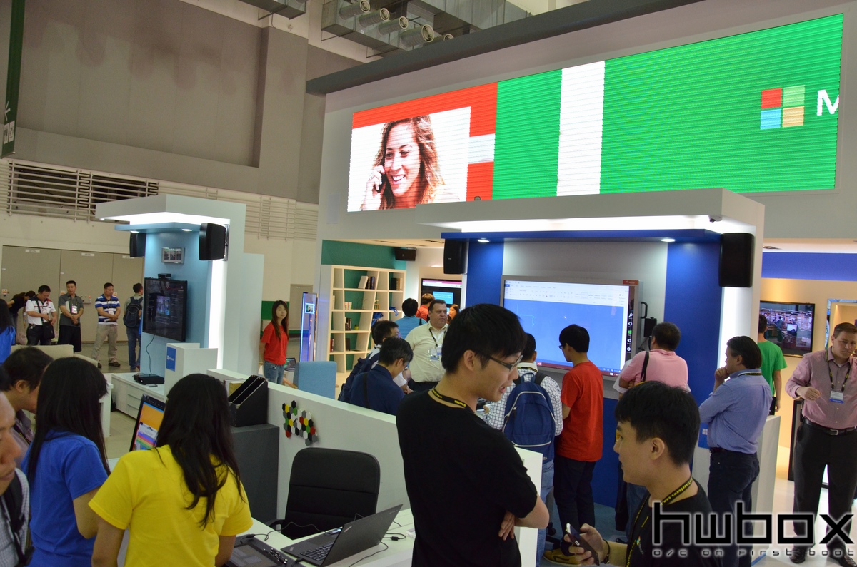 HWBOX @ Computex 2014: Microsoft Booth